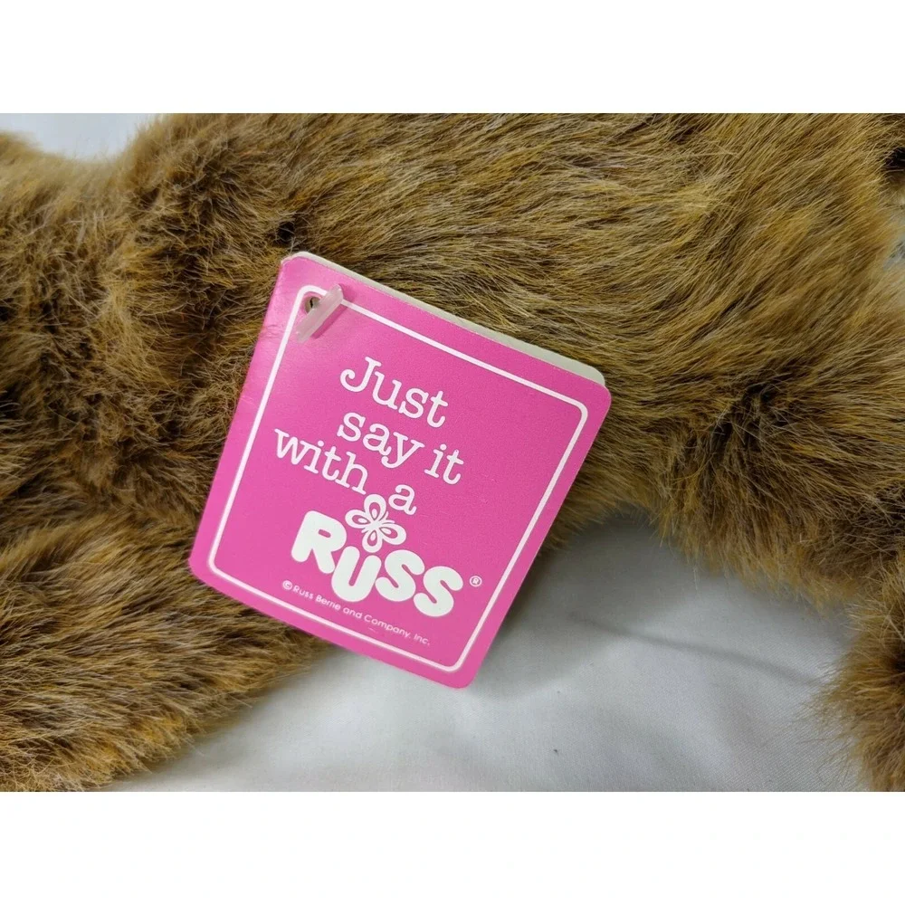 Russ Brownie Bear Jr Plush Brown 12 Inch Stuffed Animal Toy‎
